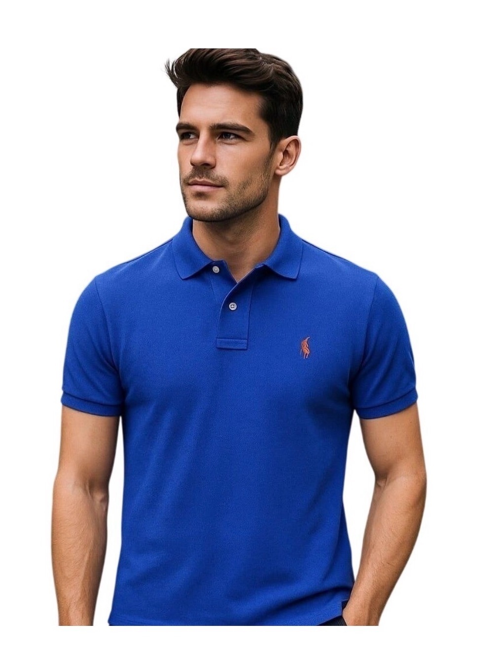 Polo by Ralph Lauren Royal Blue Polo with Orange Pony Logo Men’s Medium